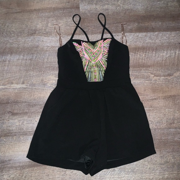 Gianni  Bini Black Romper - Picture 1 of 6